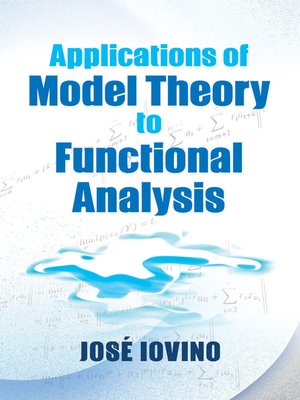 cover image of Applications of Model Theory to Functional Analysis